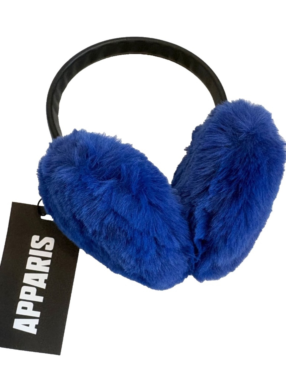 Apparis ESME Plant Based Faux Fur Blue Ear Muffs NWT
